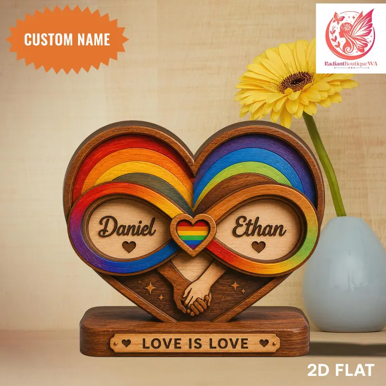 Pride Couple Plaque variant 2