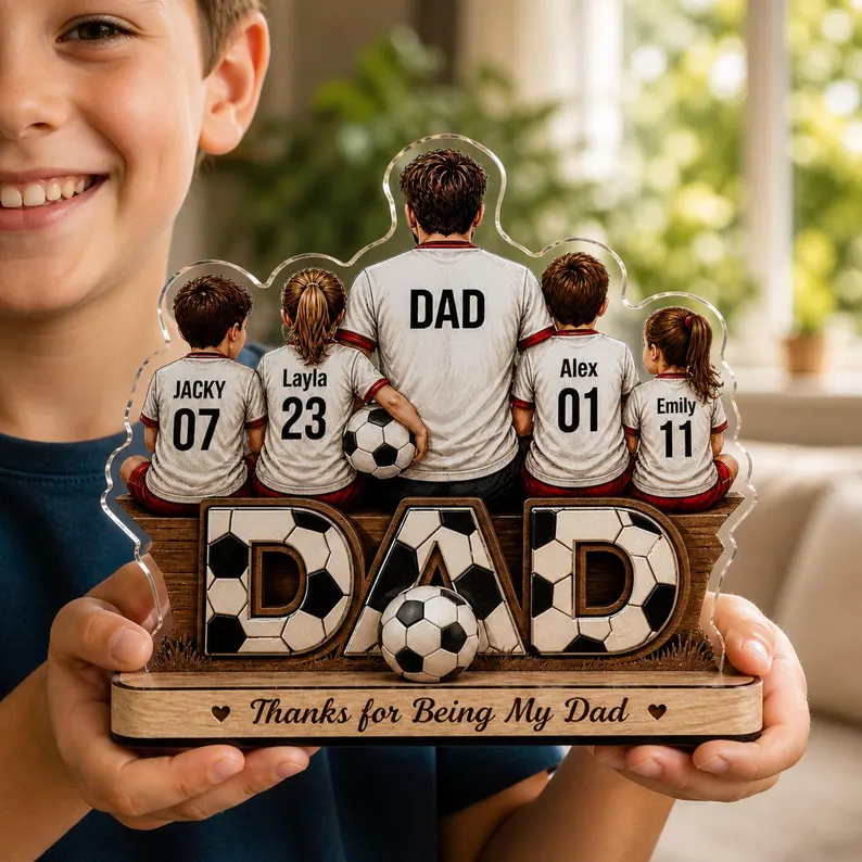 Soccer Dad + 4 kids team variant